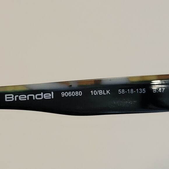 Brendel Eyeglasses Frames 906080  10/Blk 58-18-135. Designed in Germany - Picture 7 of 14